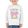 First Day Of Pre-K Girls Coquette Bow Back To School Kids Graphic Toddler Long Sleeve Tee First Day Of Pre-K Girls Coquette Bow Back To School Kids Graphic Toddler Long Sleeve Tee