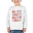 In My First Grade Era Cute Groovy 1st Grade Back To School Graphic Toddler Long Sleeve Tee