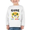 Game On 5th Grade Cute Video Gamer Back To School 20256Kids Graphic Toddler Long Sleeve Tee Game On 5th Grade Cute Video Gamer Back To School 20256Kids Graphic Toddler Long Sleeve Tee