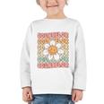 Groovy School Counselor Cute Daisy Flower Back To School Graphic Toddler Long Sleeve Tee Groovy School Counselor Cute Daisy Flower Back To School Graphic Toddler Long Sleeve Tee