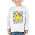 Hello Pre-K Coquette Bow Back To School Preschool Girl Graphic Toddler Long Sleeve Tee