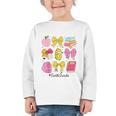 Hello Sixth 6th Grade Back To School Coquette Bow Girls Graphic Toddler Long Sleeve Tee Hello Sixth 6th Grade Back To School Coquette Bow Girls Graphic Toddler Long Sleeve Tee