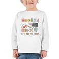 Hooray It’s An OT Day Occupational Therapy Back To School Premium Tri-Blend Graphic Toddler Long Sleeve Tee