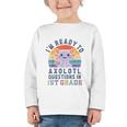 I'm Ready To Axolotl Questions In 1st Grade Back To School Graphic Toddler Long Sleeve Tee I'm Ready To Axolotl Questions In 1st Grade Back To School Graphic Toddler Long Sleeve Tee