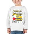 I'm Ready To Crush Pre-K Excavator Back To School Boys Graphic Toddler Long Sleeve Tee