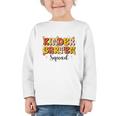 Kinder Garten Squad Team Back To School Kinder Garten Kids Graphic Toddler Long Sleeve Tee