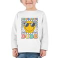 Kindergarten Dude First Day Of Kindergarten Back To School Graphic Toddler Long Sleeve Tee