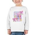 Little Miss Kindergarten Kids Girls Coquette Back To School Graphic Toddler Long Sleeve Tee Little Miss Kindergarten Kids Girls Coquette Back To School Graphic Toddler Long Sleeve Tee