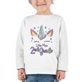 Little Miss Second Grade 2025 2nd Grade Back To School Graphic Toddler Long Sleeve Tee