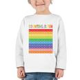 Numbers Learning Cute Numbers 0-100 Back To School Counting Graphic Toddler Long Sleeve Tee