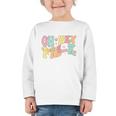 Oh Hey Pre-K Groovy Retro First Day Back To School Graphic Toddler Long Sleeve Tee Oh Hey Pre-K Groovy Retro First Day Back To School Graphic Toddler Long Sleeve Tee