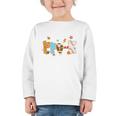Pre K Preschool Football Basketball Baseball Back To School Graphic Toddler Long Sleeve Tee