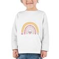 Pre-K Vibes Pencil Rainbow Back To School Boys Girls Kids Premium Tri-Blend Graphic Toddler Long Sleeve Tee