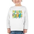 Preschool Skateboard Back To School Boy Girl Kid Graphic Toddler Long Sleeve Tee Preschool Skateboard Back To School Boy Girl Kid Graphic Toddler Long Sleeve Tee