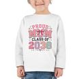 Proud Mom Class Of 2038 Retro Kindergarten Back To School Graphic Toddler Long Sleeve Tee