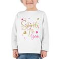 Ready To Sparkle 7th Grade Back To School For Girls Performance Graphic Toddler Long Sleeve Tee