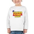 Senior 2025 Story Class Of 2025 Back To School 2025 Grad 25 Graphic Toddler Long Sleeve Tee