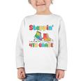Steppin Into Fourth Grade Back To School First Day 4th Grade Graphic Toddler Long Sleeve Tee