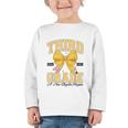Third Grade Back To School First Day Pencil Bow 2025 Girls Graphic Toddler Long Sleeve Tee Third Grade Back To School First Day Pencil Bow 2025 Girls Graphic Toddler Long Sleeve Tee