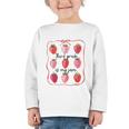 Third Grade Is My Jam Strawberry 3rd Grade Back To School Graphic Toddler Long Sleeve Tee