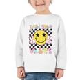 Third Grade Vibes Groovy Smile Face Back To School Girl Kid Graphic Toddler Long Sleeve Tee Third Grade Vibes Groovy Smile Face Back To School Girl Kid Graphic Toddler Long Sleeve Tee