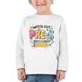 Watch Out Pre-K Here I Come Back To School Pre-K Graphic Toddler Long Sleeve Tee Watch Out Pre-K Here I Come Back To School Pre-K Graphic Toddler Long Sleeve Tee