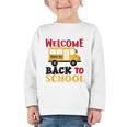 Welcome Back To School For Bus Drivers First Day Of School Graphic Toddler Long Sleeve Tee Welcome Back To School For Bus Drivers First Day Of School Graphic Toddler Long Sleeve Tee