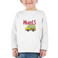 Wheels On The Bus Kids Back To School Graphic Toddler Long Sleeve Tee