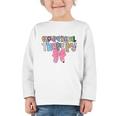Women Occupational Therapy OT Pencil Bow Back To School COTA Graphic Toddler Long Sleeve Tee Women Occupational Therapy OT Pencil Bow Back To School COTA Graphic Toddler Long Sleeve Tee