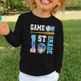 1st Grade Back To School Baseball Drip Ice Cream Game On Graphic Toddler Long Sleeve Tee 1st Grade Back To School Baseball Drip Ice Cream Game On Graphic Toddler Long Sleeve Tee