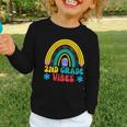 2nd Grade Vibes Back To School Rainbow Second Grade Graphic Toddler Long Sleeve Tee 2nd Grade Vibes Back To School Rainbow Second Grade Graphic Toddler Long Sleeve Tee