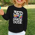 3rd Grade Dude Shirt Back To School Third Grade Boy Girl Graphic Toddler Long Sleeve Tee