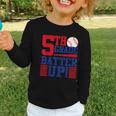 5th Grade Batter Up Back To School Fifth Grade Baseball Boys Graphic Toddler Long Sleeve Tee