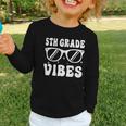 5th Grade Vibes Back To School Graduation Fifth Grade Graphic Toddler Long Sleeve Tee 5th Grade Vibes Back To School Graduation Fifth Grade Graphic Toddler Long Sleeve Tee