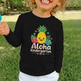 Aloha Kindergarten Pineapple Back To School Graphic Toddler Long Sleeve Tee Aloha Kindergarten Pineapple Back To School Graphic Toddler Long Sleeve Tee