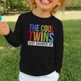 Back To School Cool Twins Just Showed Up Kid Boy Teen Twin Graphic Toddler Long Sleeve Tee Back To School Cool Twins Just Showed Up Kid Boy Teen Twin Graphic Toddler Long Sleeve Tee
