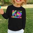 Back To School F Is For Kindergarten Rainbow Apple Kid Graphic Toddler Long Sleeve Tee