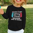 Back To School Game Over 2nd Grade Gamer Kids Boys Graphic Toddler Long Sleeve Tee Back To School Game Over 2nd Grade Gamer Kids Boys Graphic Toddler Long Sleeve Tee