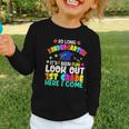 Back To School Look Out 1st Grade Here I Come For Kids Graphic Toddler Long Sleeve Tee