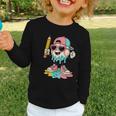 Baseball Drip Ice Cream First Day Back To School Cute Girls Graphic Toddler Long Sleeve Tee