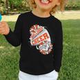 Bulldogs Cheerleading Back To School Cheer Team Orange Graphic Toddler Long Sleeve Tee Bulldogs Cheerleading Back To School Cheer Team Orange Graphic Toddler Long Sleeve Tee
