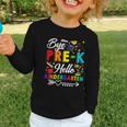 Bye Pre-K Hello Kindergarten Students Pupils Back To School Graphic Toddler Long Sleeve Tee Bye Pre-K Hello Kindergarten Students Pupils Back To School Graphic Toddler Long Sleeve Tee