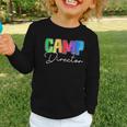 Camp Director Counselor Camper Camping Back To School Graphic Toddler Long Sleeve Tee Camp Director Counselor Camper Camping Back To School Graphic Toddler Long Sleeve Tee