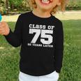 Class Of 1975 50 Years Later Reunions SQUAD Back To School Graphic Toddler Long Sleeve Tee Class Of 1975 50 Years Later Reunions SQUAD Back To School Graphic Toddler Long Sleeve Tee