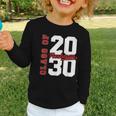Class Of 2030 Freshman 2030 Back To School Graphic Toddler Long Sleeve Tee
