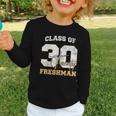 Class Of 2030 Freshman High School Back To School 9th Grade Graphic Toddler Long Sleeve Tee
