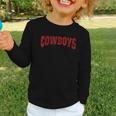 Cowboys Back To School Spirit M Graphic Toddler Long Sleeve Tee