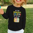 Crayon Be The Brightest Students Crayons Back To School Graphic Toddler Long Sleeve Tee