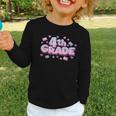 First Day Of 4th Grade Girls Coquette Bow Back To School Graphic Toddler Long Sleeve Tee First Day Of 4th Grade Girls Coquette Bow Back To School Graphic Toddler Long Sleeve Tee