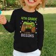 First Day Of 4th Grade Level Begins Back To School Boy Graphic Toddler Long Sleeve Tee First Day Of 4th Grade Level Begins Back To School Boy Graphic Toddler Long Sleeve Tee